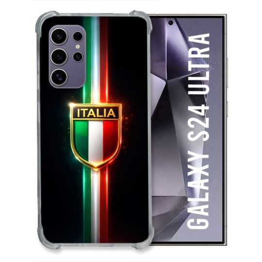 Coque Renforcée Pour Samsung Galaxy S24 Ultra Voyage Drapeau Italie 3 2026