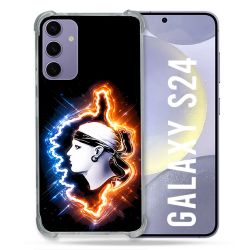 Coque Renforcée Pour Samsung Galaxy S24 Voyage Corse Brillante