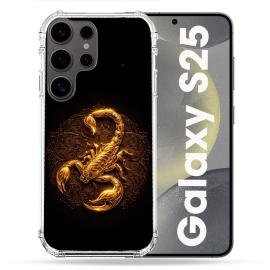 Coque Renforcée Pour Samsung Galaxy S25 Animal Scorpion Fresque 2026