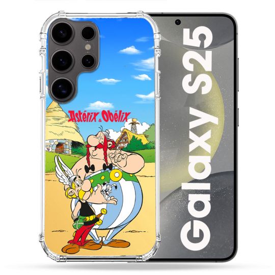 Coque Renforcée Pour Samsung Galaxy S25 Astérix Obélix Color