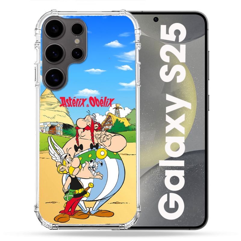 Coque Renforcée Pour Samsung Galaxy S25 Astérix Obélix Color