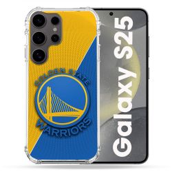 Coque Renforcée Pour Samsung Galaxy S25 Basket Golden State Warriors