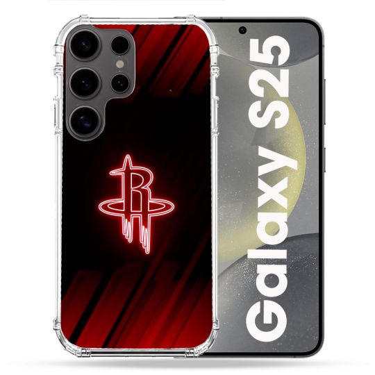 Coque Renforcée Pour Samsung Galaxy S25 Basket Houston Rockets