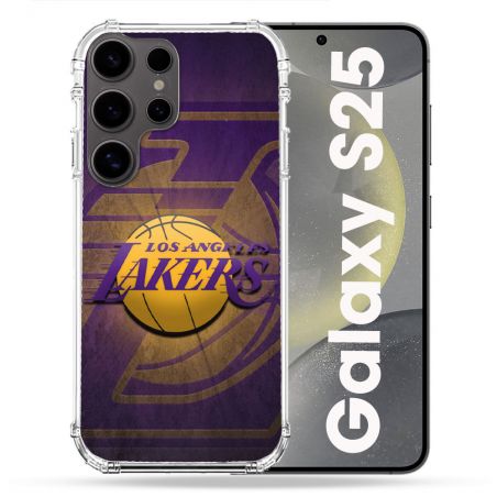 Coque Renforcée Pour Samsung Galaxy S25 Basket Los Angeles Lakers