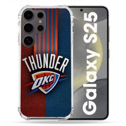 Coque Renforcée Pour Samsung Galaxy S25 Basket Oklahoma City Thunder