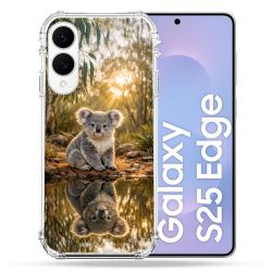 Coque Renforcée Pour Samsung Galaxy S25 EDGE Animal Koala Reflet