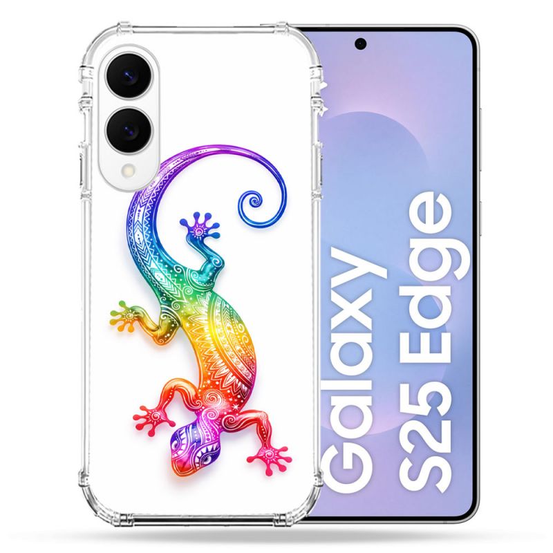 Coque Renforcée Pour Samsung Galaxy S25 EDGE Animal Salamandre Color 2026