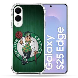 Coque Renforcée Pour Samsung Galaxy S25 EDGE Basket Boston Celtics