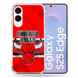 Coque Renforcée Pour Samsung Galaxy S25 EDGE Basket Chicago Bulls