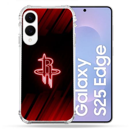 Coque Renforcée Pour Samsung Galaxy S25 EDGE Basket Houston Rockets