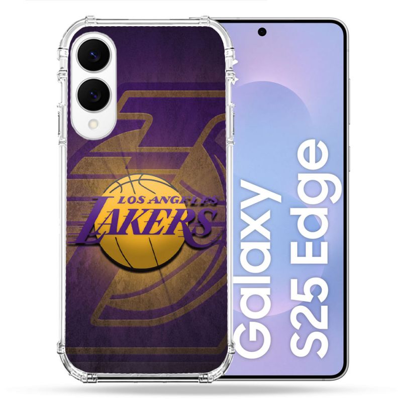 Coque Renforcée Pour Samsung Galaxy S25 EDGE Basket Los Angeles Lakers