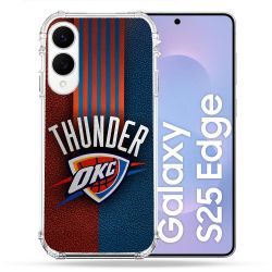 Coque Renforcée Pour Samsung Galaxy S25 EDGE Basket Oklahoma City Thunder