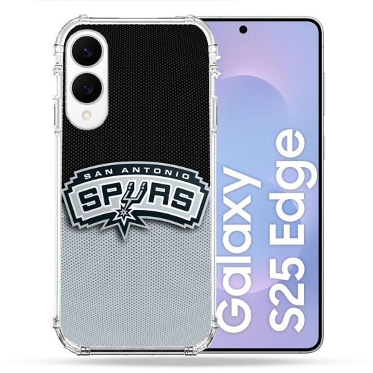 Coque Renforcée Pour Samsung Galaxy S25 EDGE Basket San Antonio Spurs