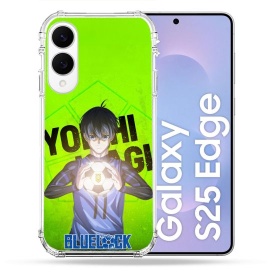 Coque Renforcée Pour Samsung Galaxy S25 EDGE Manga Blue Lock Yoichi Isagi