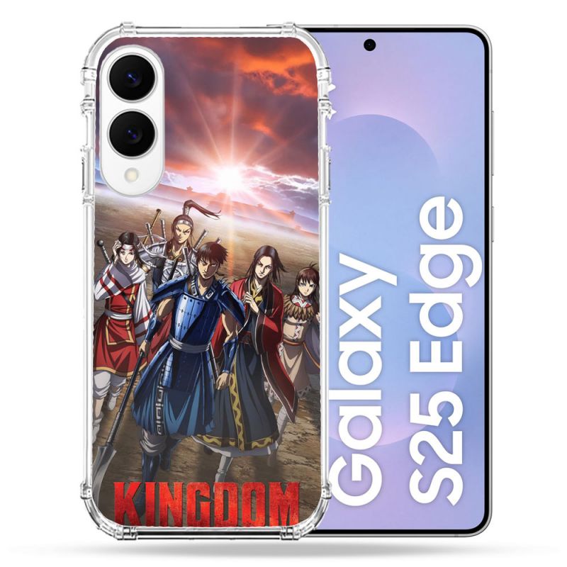 Coque Renforcée Pour Samsung Galaxy S25 EDGE Manga Kingdom Affiche