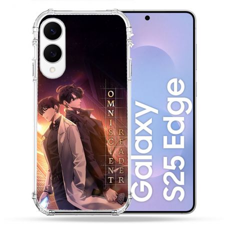Coque Renforcée Pour Samsung Galaxy S25 EDGE Manga Lecteur Omniscient Affiche