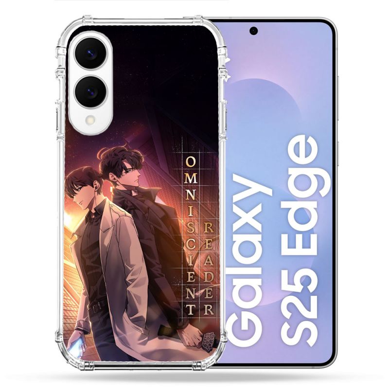 Coque Renforcée Pour Samsung Galaxy S25 EDGE Manga Lecteur Omniscient Affiche
