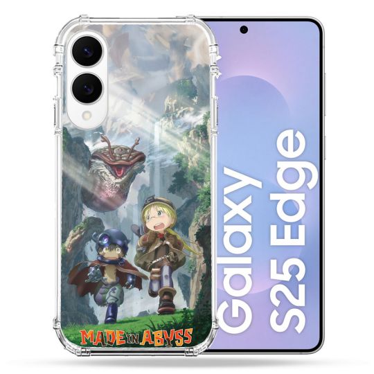 Coque Renforcée Pour Samsung Galaxy S25 EDGE Manga Made In Abyss Affiche
