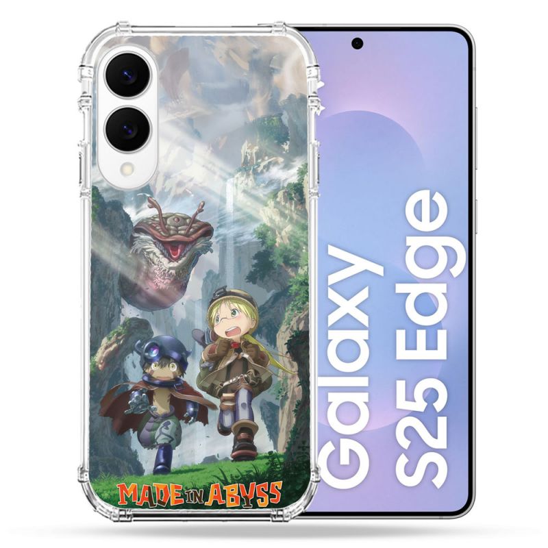 Coque Renforcée Pour Samsung Galaxy S25 EDGE Manga Made In Abyss Affiche