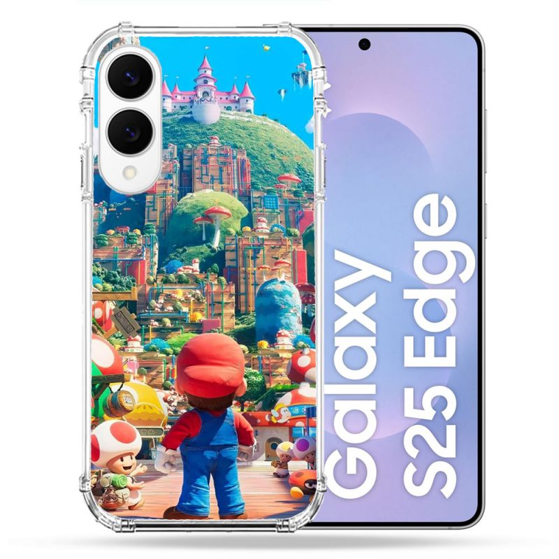 Coque Renforcée Pour Samsung Galaxy S25 EDGE Nintendo World