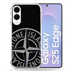 Coque Renforcée Pour Samsung Galaxy S25 EDGE Stone Island Gris