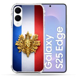 Coque Renforcée Pour Samsung Galaxy S25 EDGE Voyage Drapeau France