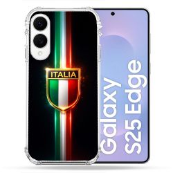 Coque Renforcée Pour Samsung Galaxy S25 EDGE Voyage Drapeau Italie 3 2026