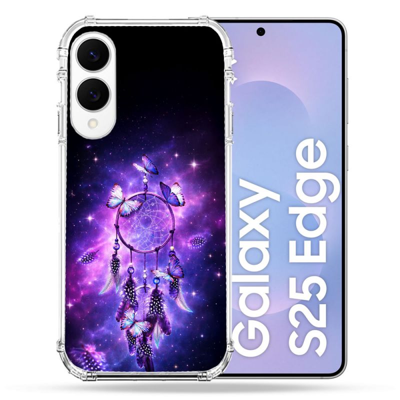 Coque Renforcée Pour Samsung Galaxy S25 EDGE Zen Attrape Reve Papillon 2026