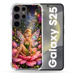 Coque Renforcée Pour Samsung Galaxy S25 Fantastique Fee Fleur