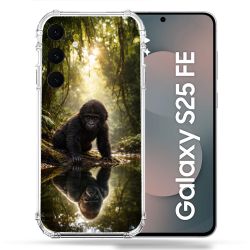 Coque Renforcée Pour Samsung Galaxy S25 FE Animal Gorille Reflet