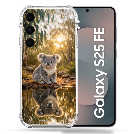 Coque Renforcée Pour Samsung Galaxy S25 FE Animal Koala Reflet