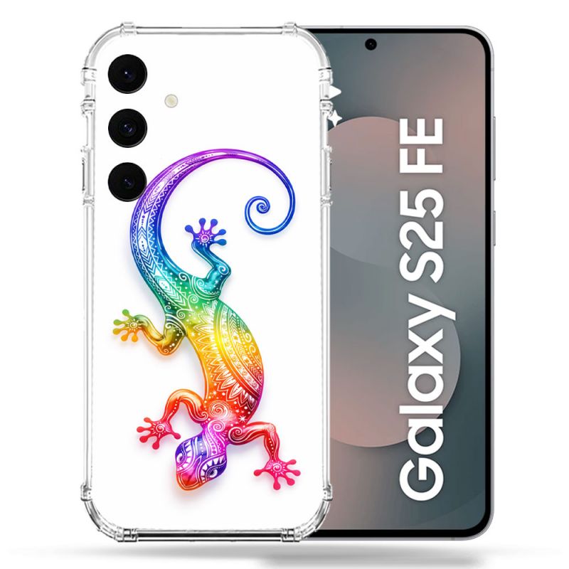 Coque Renforcée Pour Samsung Galaxy S25 FE Animal Salamandre Color 2026