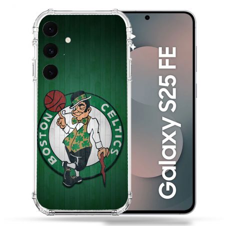 Coque Renforcée Pour Samsung Galaxy S25 FE Basket Boston Celtics