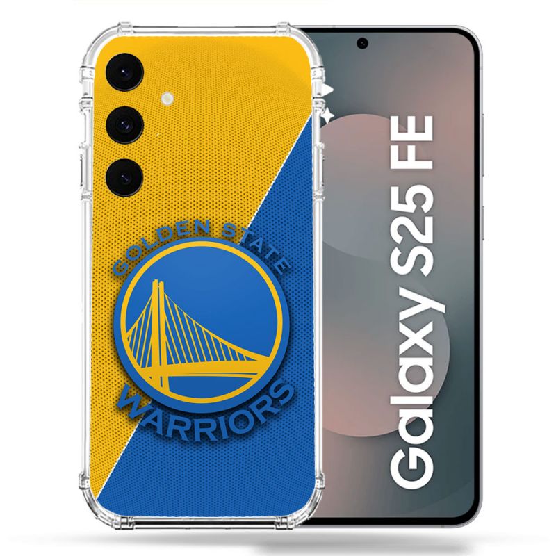 Coque Renforcée Pour Samsung Galaxy S25 FE Basket Golden State Warriors