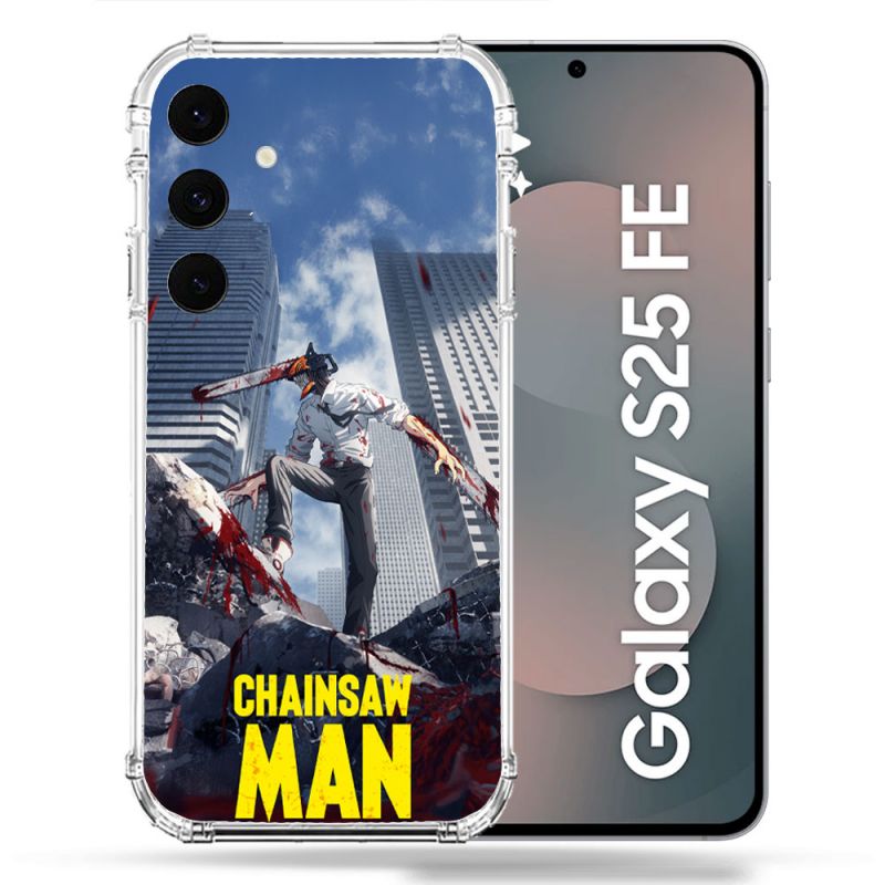 Coque Renforcée Pour Samsung Galaxy S25 FE Manga Chainsaw Man Denji