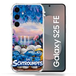 Coque Renforcée Pour Samsung Galaxy S25 FE Schtroumpfs Forêt