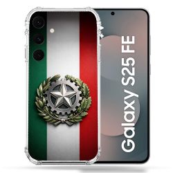 Coque Renforcée Pour Samsung Galaxy S25 FE Voyage Drapeau Italie
