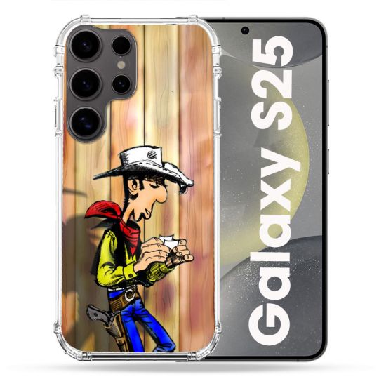 Coque Renforcée Pour Samsung Galaxy S25 Lucky Luke