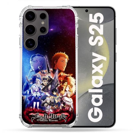 Coque Renforcée Pour Samsung Galaxy S25 Manga Black Clover Affiche