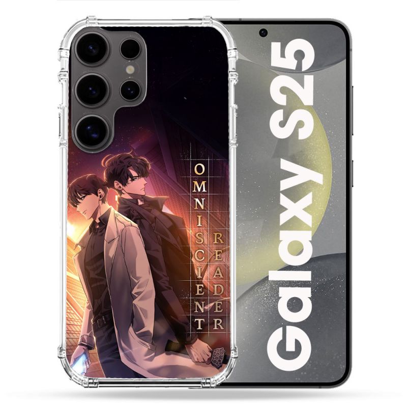 Coque Renforcée Pour Samsung Galaxy S25 Manga Lecteur Omniscient Affiche