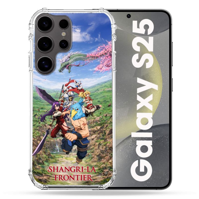 Coque Renforcée Pour Samsung Galaxy S25 Manga Shangri La Frontier Affiche