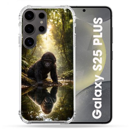 Coque Renforcée Pour Samsung Galaxy S25 PLUS Animal Gorille Reflet