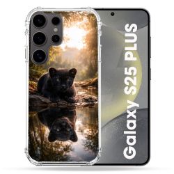 Coque Renforcée Pour Samsung Galaxy S25 PLUS Animal Panthère Reflet