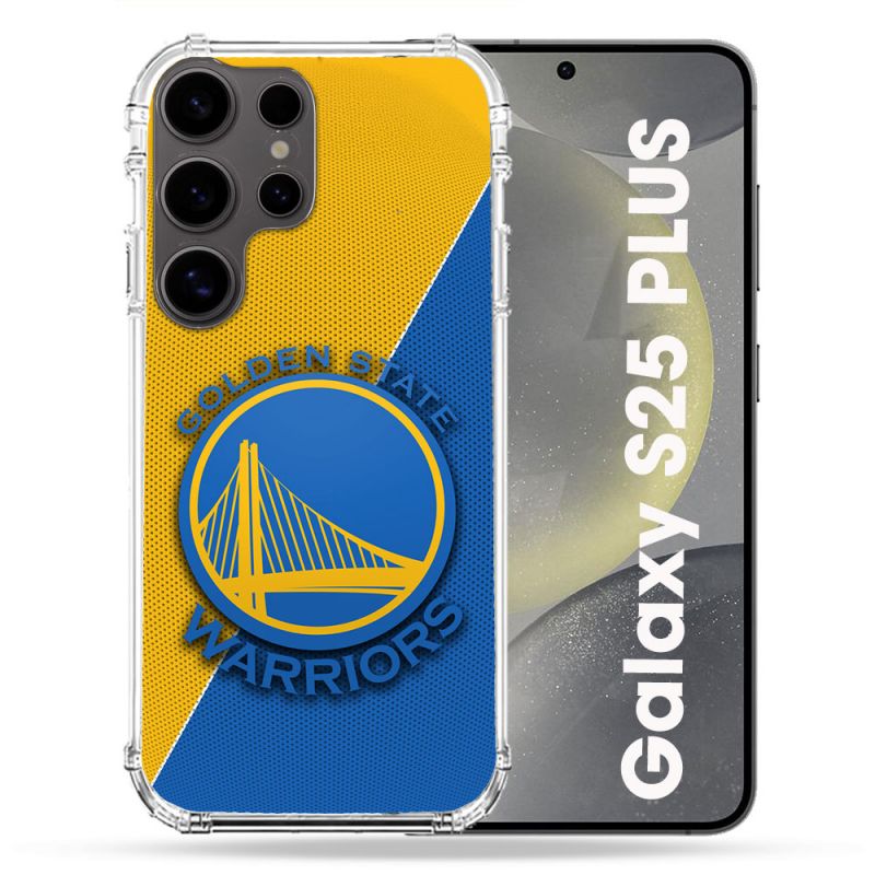 Coque Renforcée Pour Samsung Galaxy S25 PLUS Basket Golden State Warriors