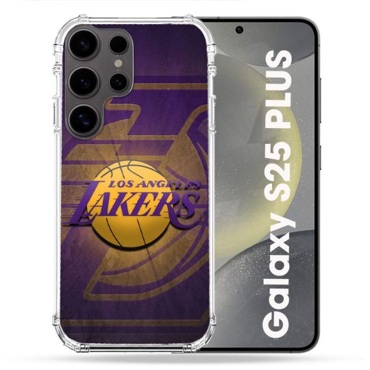 Coque Renforcée Pour Samsung Galaxy S25 PLUS Basket Los Angeles Lakers