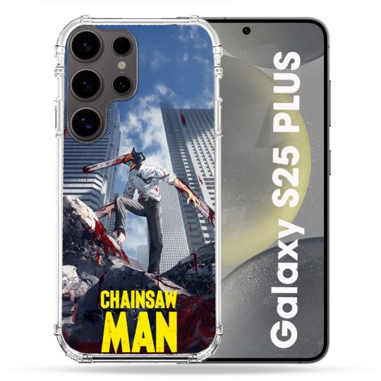 Coque Renforcée Pour Samsung Galaxy S25 PLUS Manga Chainsaw Man Denji