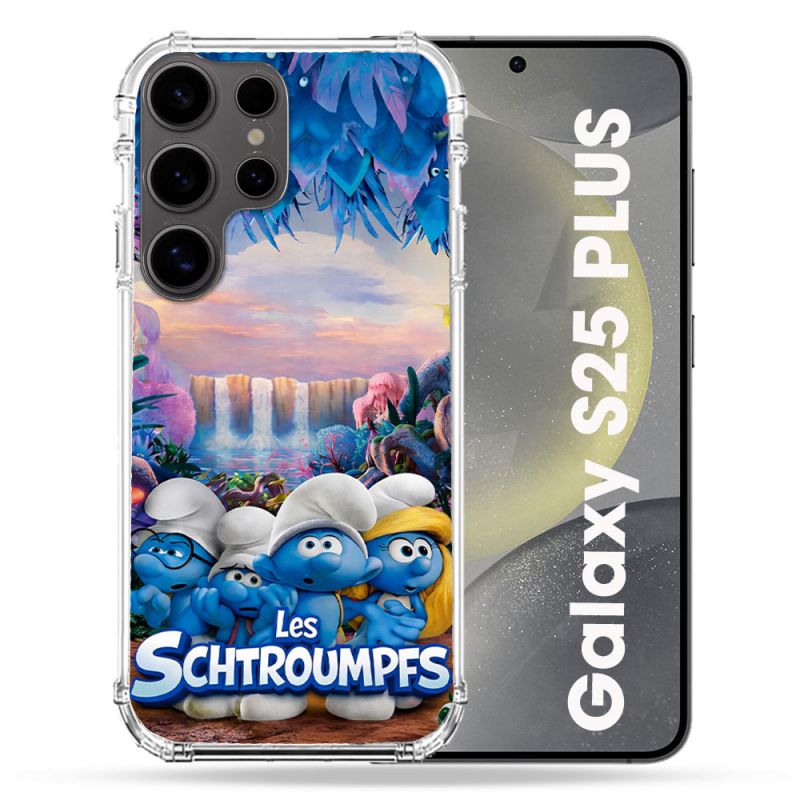 Coque Renforcée Pour Samsung Galaxy S25 PLUS Schtroumpfs Forêt