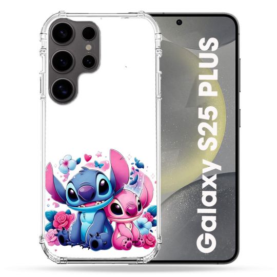 Coque Renforcée Pour Samsung Galaxy S25 PLUS Stitch Love