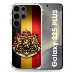 Coque Renforcée Pour Samsung Galaxy S25 PLUS Voyage Drapeau Belgique