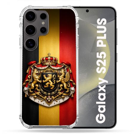 Coque Renforcée Pour Samsung Galaxy S25 PLUS Voyage Drapeau Belgique